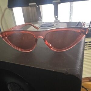 Jimmy Choo Sparks Pink Cat-Eye Sunglasses